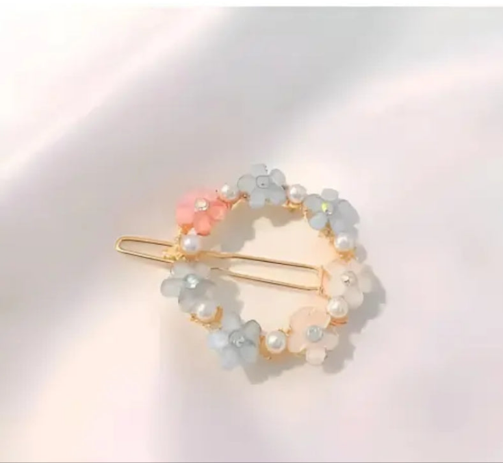 Floral fusion hair pin Korean fancy