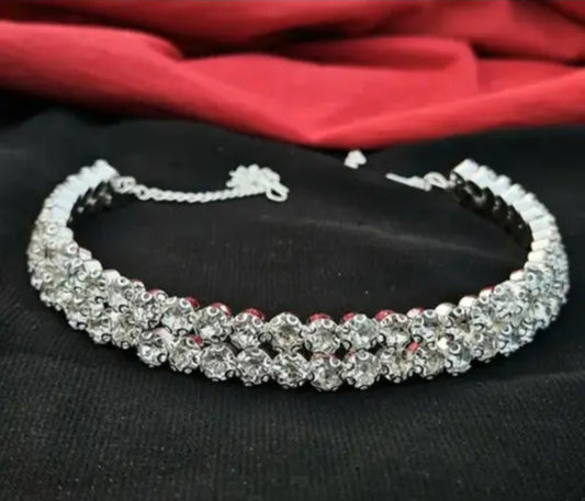 Floral fusion eathnic jewellery set