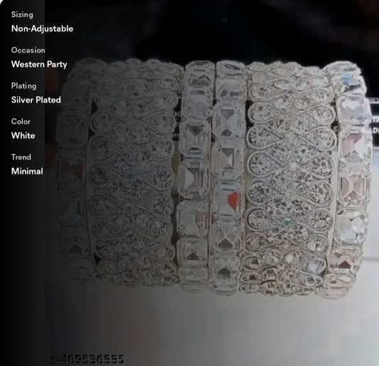 Floral fusion limitededition princess bracelate and bangles