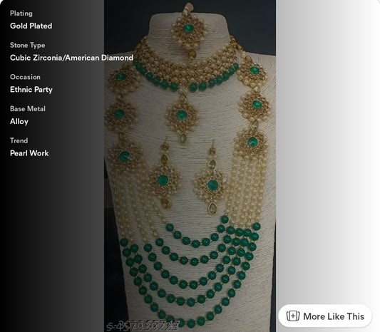 Floral fusion limitededition jewellery set