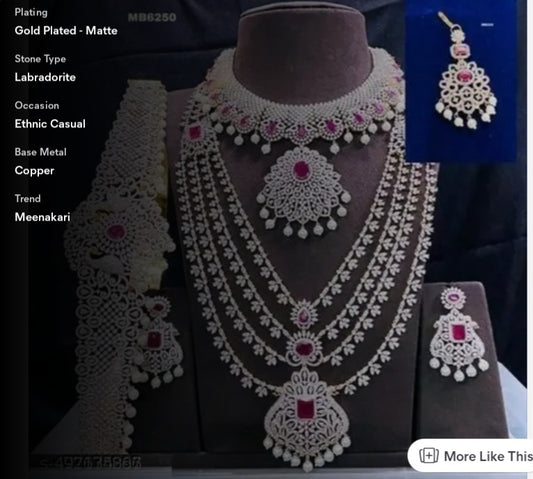 Floral fusion M edition jewellery set