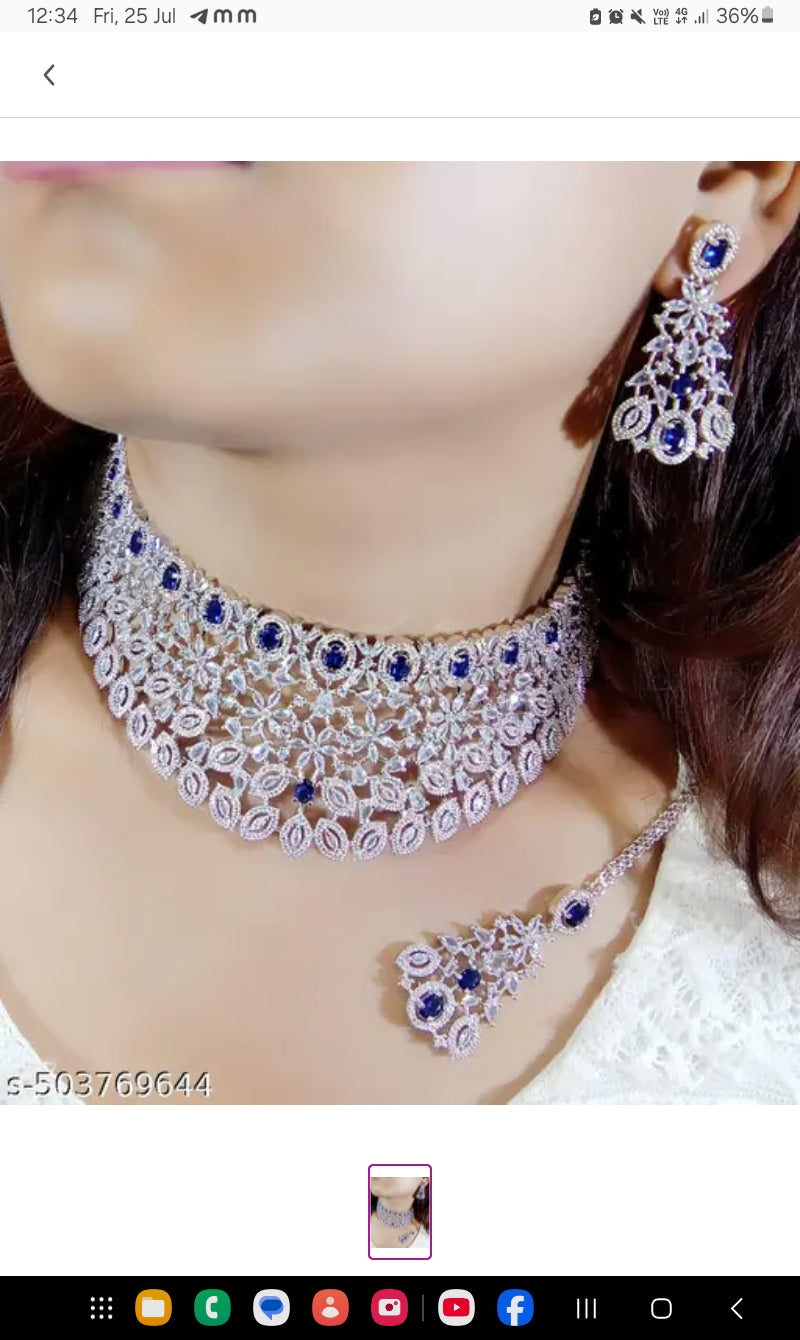 Floral fusion limitededition royal necklace