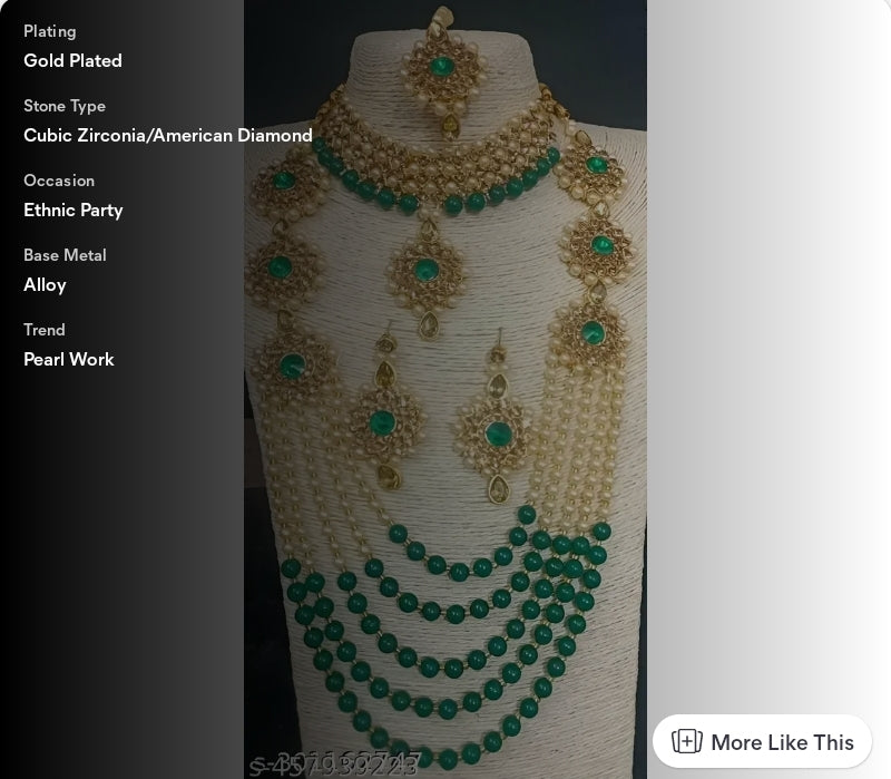 Floral fusion limitededition jewellery set